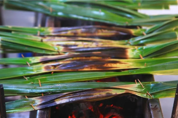 Grilling kanom jaak