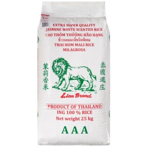 Lion Brand Jasmine Rice 25kg